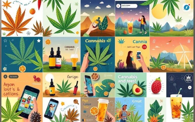 cannabis social media ideas