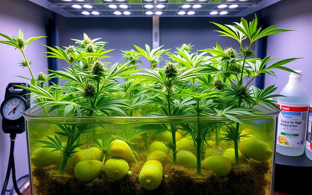 factors influencing cannabis yield in a DWC system