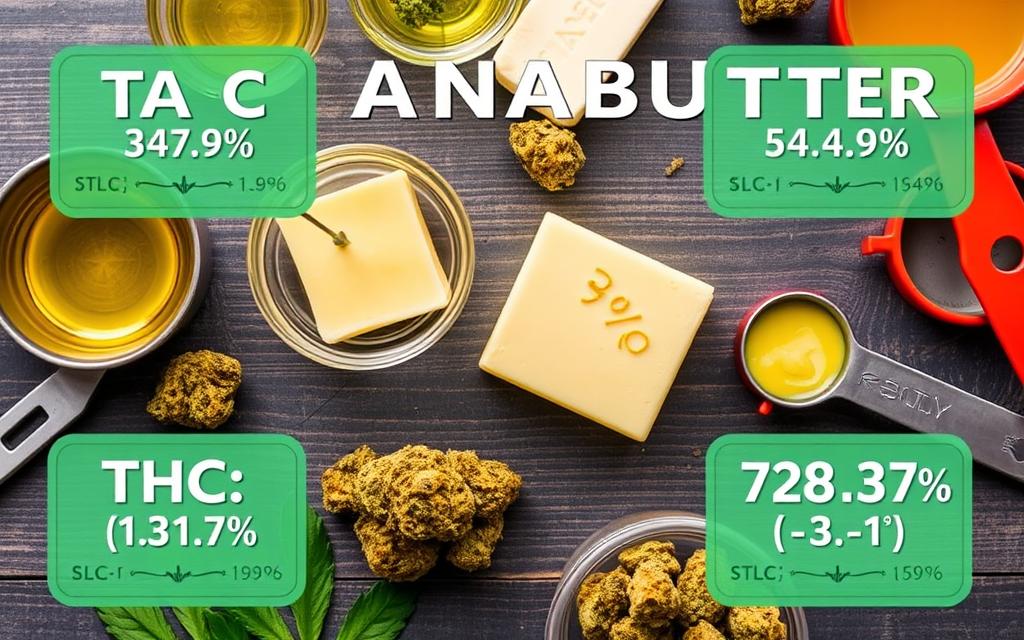 THC calculation for cannabutter dosage