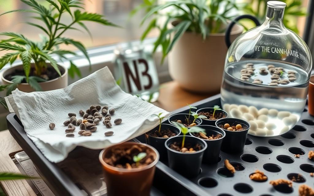 cannabis germination methods