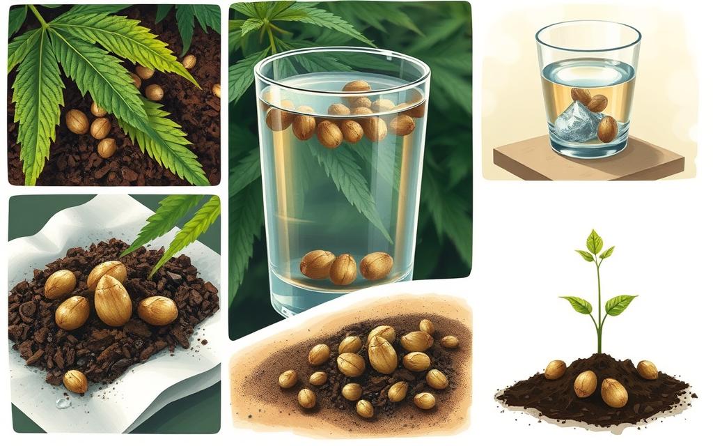 cannabis seed germination methods