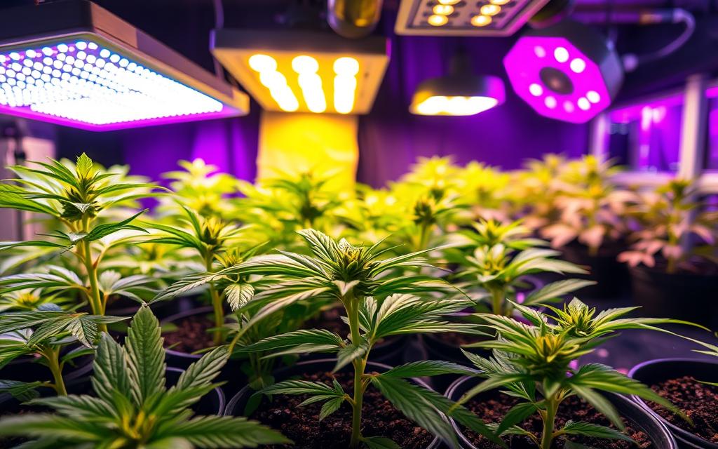 how much light do cannabis seedlings need