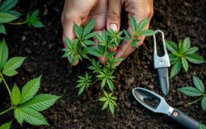 how to transplant cannabis seedlings