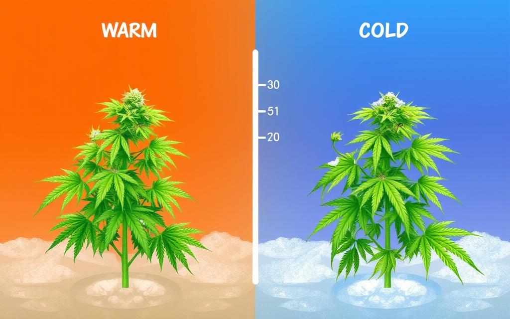 impact of temperature on cannabis growth