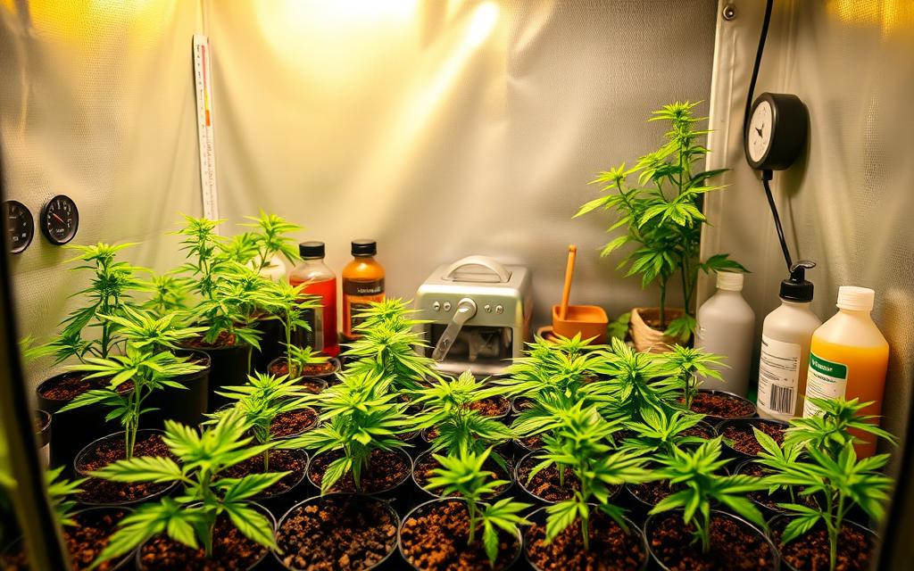 optimal conditions for cannabis seedlings