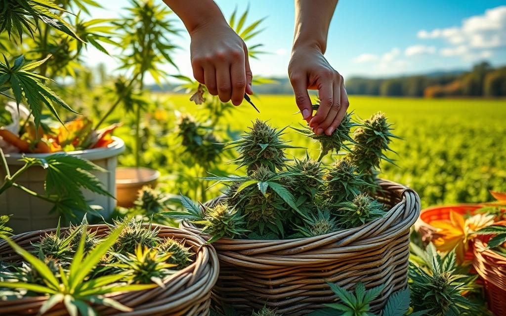 when to harvest cannabis outdoors