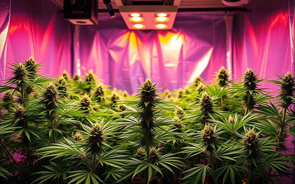 cannabis flowering environment