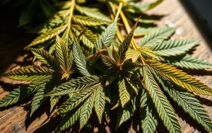 How to dry cannabis leaves for tea?