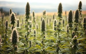 male cannabis plants